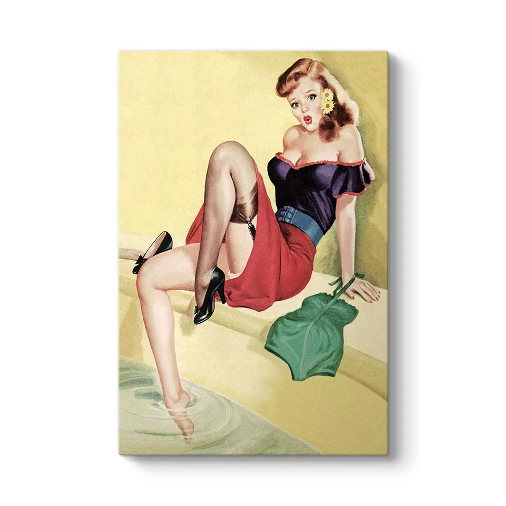 Pin Up Girl Havuz Tablosu - Model 2
